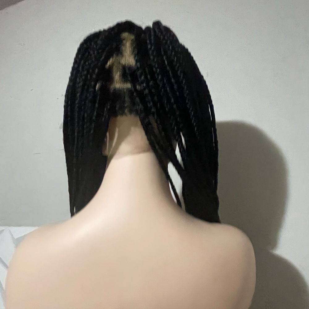 Black Braided Wig - Picture 4 of 6
